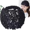 Hollow Pearl Headband Floral Lace Hair Hoop Elegant Wide Hair Bands Hair Accessories