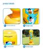 Children's Thickened Inflatable Punching Bag - Vertical Boxing Column and Stress Relief Tumbler Sandbag.