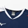 Mizuno Дышащий быстросохнущий свитер с длинным рукавом для бадминтона, унисекс, топы, синий, красный, белый C2CA43Z128