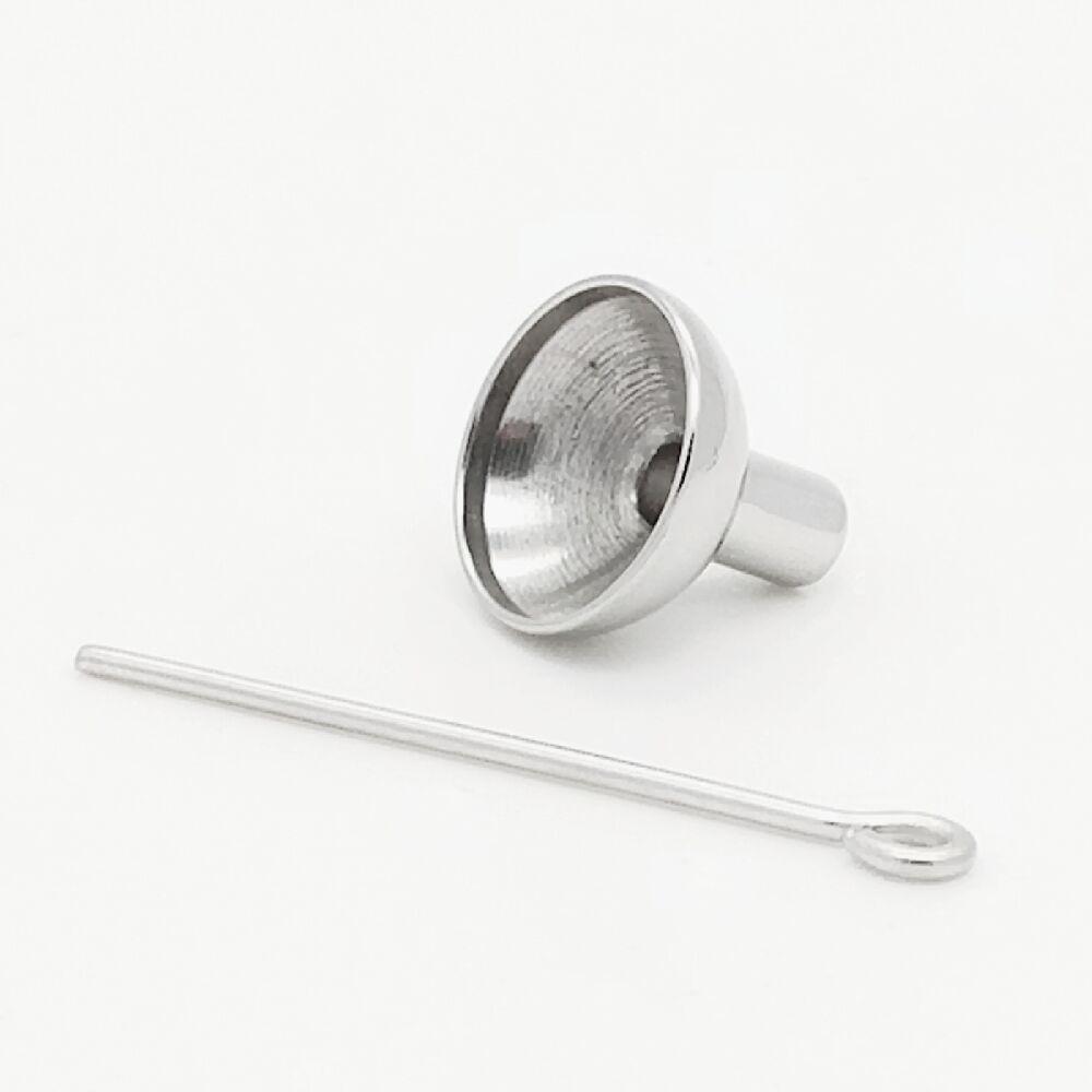 Ash Cremation Urn Family Memorial Jewelry Keepsake Memorial Funnel Fill Kit For Cremation Necklace