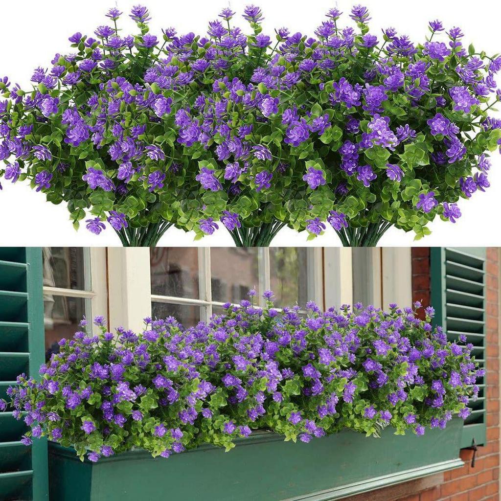 Искусственная цветочная композиция из эвкалипта и камелии для украшения улицы