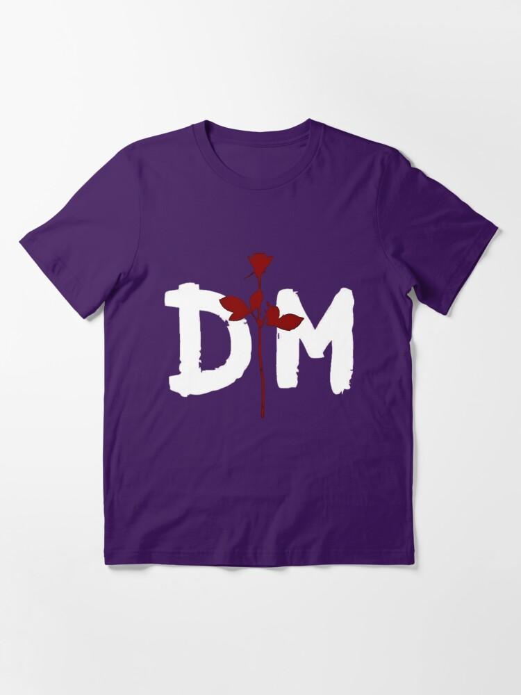 Depeche Mode(DM) logo and red rose, D-P-CH-MOD- Essential T-Shirt