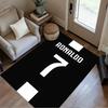 Ronaldo's Legendary Number Floor Mat Design for Kitchen Entryway Foyer Balcony Anti-slip Rug Decorate Offices Perfect Gift for Friends & Family