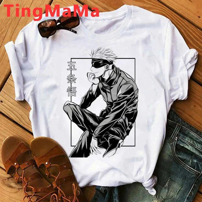 Japanese Anime Jujutsu Kaisen Unisex T Shirts Itadori Yuji Print Harajuku Tops RyoUnisex Sukuna Unisex Short Sleeves T-Shirt Unisex