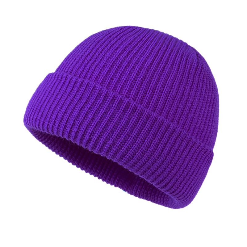 Женская повседневная шапка-бини, однотонная зимняя мягкая теплая зимняя шапка, вязаная крючком лыжная шапка, вязаная крючком шапка для сна, шапка-череп