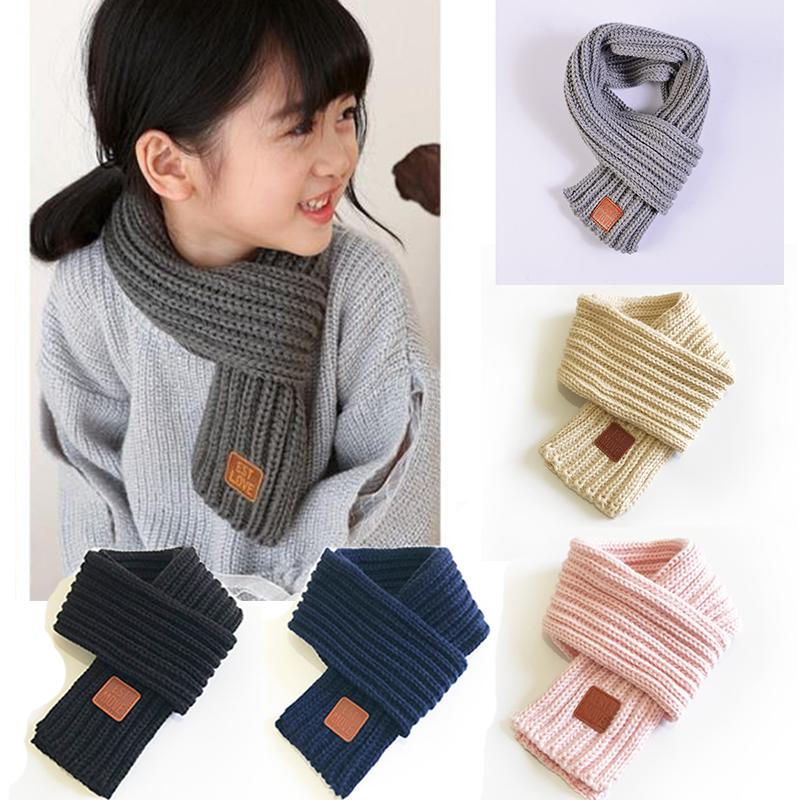Baby Kids Warmer Scarf Knitted Woolen Scarves Head Neck Wrap Scarves