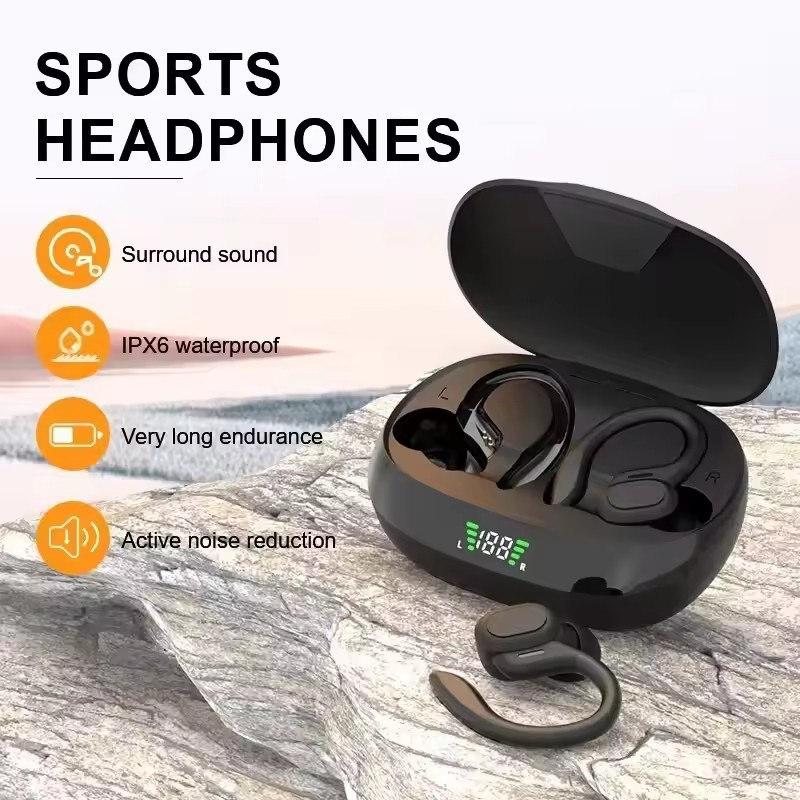 Беспроводные наушники Ture Wireless Earbuds Ear Hook Sports HiFI Stereo Waterproof Headset With Mic TWS Headset
