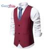 Уютный мужской деловой костюм, жилет, повседневный жилет, облегающий жилет, жилет