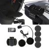 Universal Helmets Sound Kit With Noise Reduction Waterproof Motorcycle Intercom Accessories Easy To Use for V4