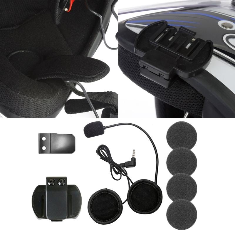 Universal Helmets Sound Kit With Noise Reduction Waterproof Motorcycle Intercom Accessories Easy To Use for V4