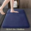 Temu однотонный нескользящий впитывающий коврик для входа в ванную и туалет