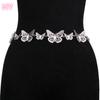 HY Deep Love Personality Big Gold Silver Butterfly Ladies Waist Fine Chain Women Sexy Geometric Body Jewelry Geometry Waistband