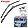 2PCS Wiper Blades For Chevrolet Tahoe MK2 2000-2006 22" 22" Fit Front Windshield Windscreen Window Brushes Cutter Accessories 2003 2004 2005 2006