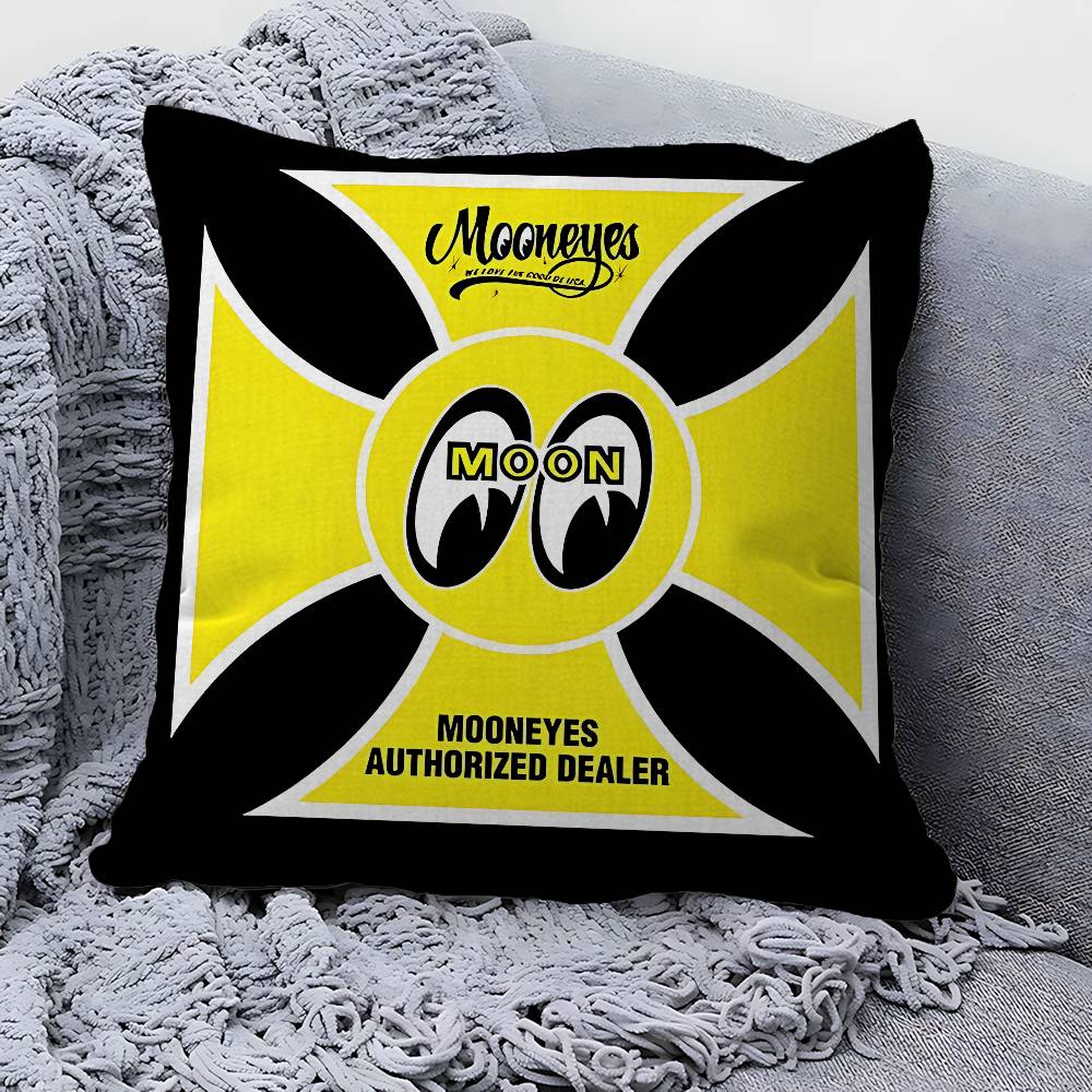MMooneyes Print Cushion Cover Inches Farmhouse Decor Home Throw Pillow Covers For Couch Decorations