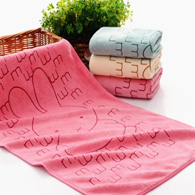 Ultra-Soft Cartoon Rabbit Microfiber Face & Hair Towel - Highly Absorbent and Gentle Cleansing