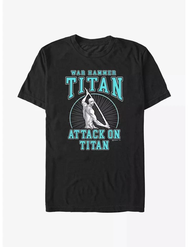 Anime Attack On Titan War Hammer Titan T Shirt Size S 4xl Gift For Friends