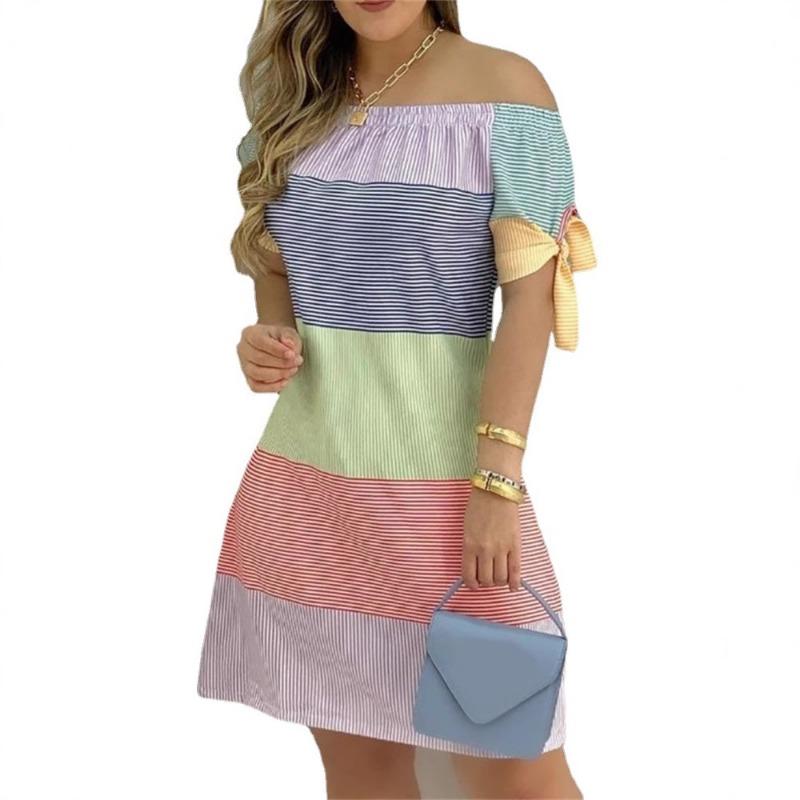 Модное сексуальное женское платье с принтом