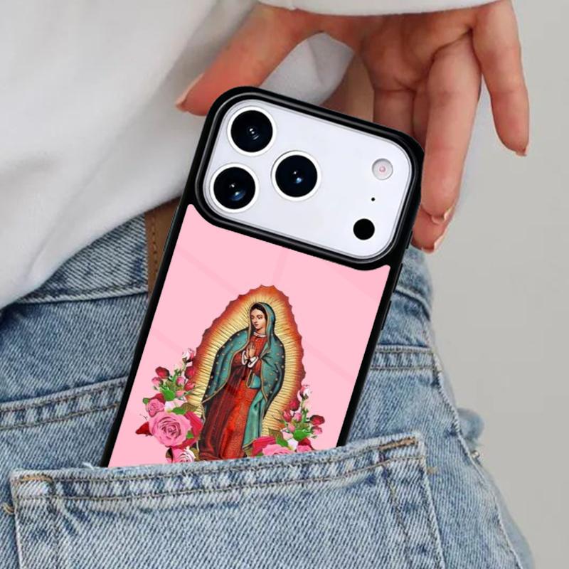 Чехол для телефона «Дева Гваделупская» для iPhone 17 Pro Max 12 13 14 15 16e 17 Pro Max Plus Air Cover
