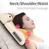 Neck Massager Kneading Vibration Heating Massage Pillow for Shoulder Back Waist Body Home Office Car Use