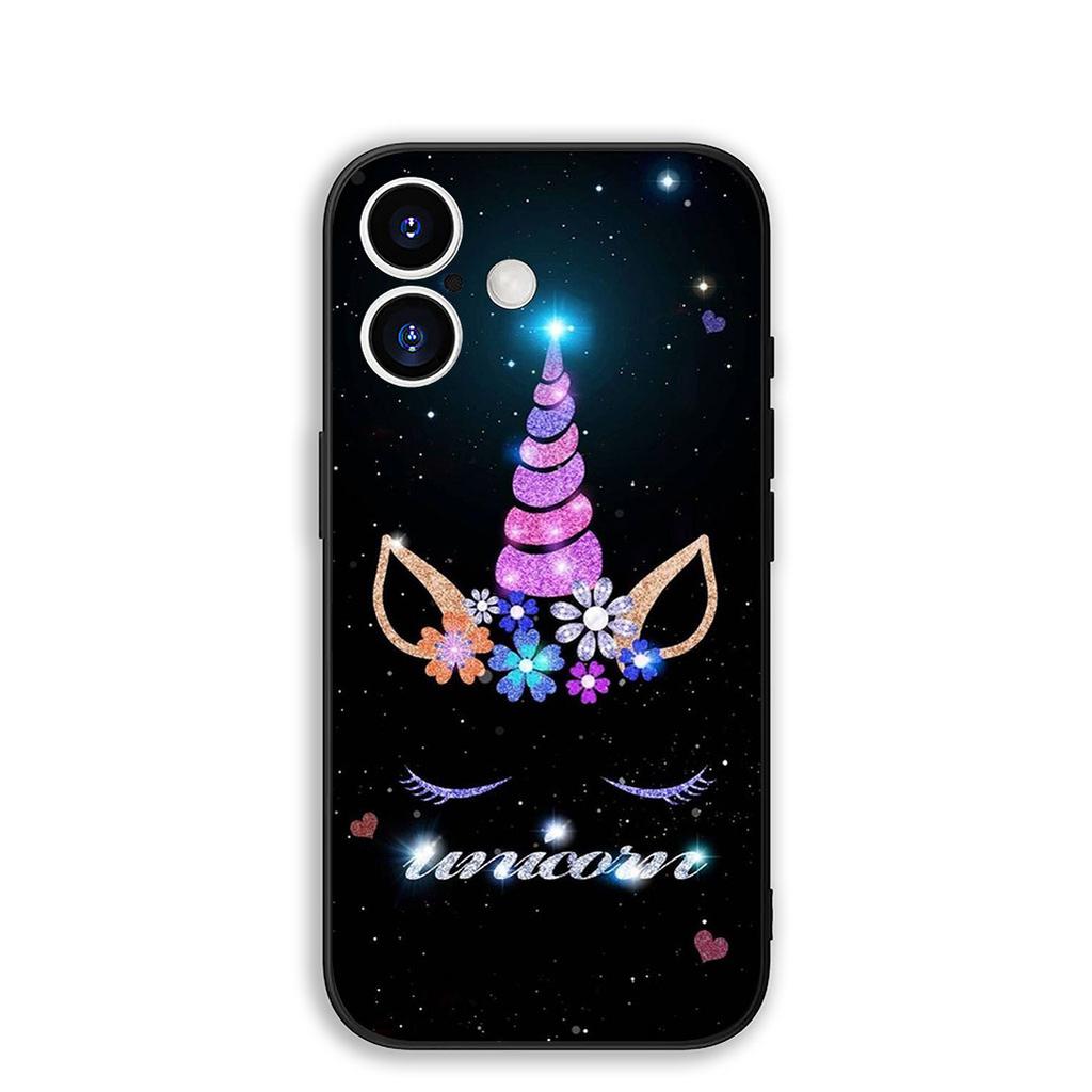 for Motorola Moto G86 G57 G67 G24 G15 G54 Power G13 G14 G34 G35 G45 G60 G53 G55 G64 G75 G72 Phone Case Unicorn Cartoon Horse