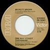7inch Record BECKETT BROWN  One Way Street PB10341 RCA Victor 1975 US SoulFunk Used