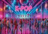 Kpop Охотники на демонов Фон Декор для вечеринки Kpop Охотники на демонов Фон для дня рождения Плакат Счастливого дня рождения Баннер Фотоаксессуары