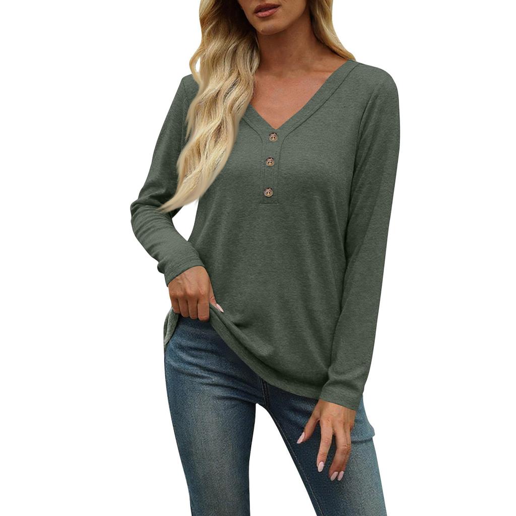 Женская модная и повседневная футболка с длинным рукавом и принтом, с круглым вырезом