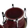 M MBAT 7+9 Inch Bongo Drum Oak+Aluminum Alloy+Buffalo Leather Water Buffalo Leather Drum Safe Suitable Performance With Parts