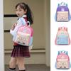 Charming Girls Back Pack Featuring Colorful Cartoon Patterns And Soft Breathable Fabric For Everyday Use