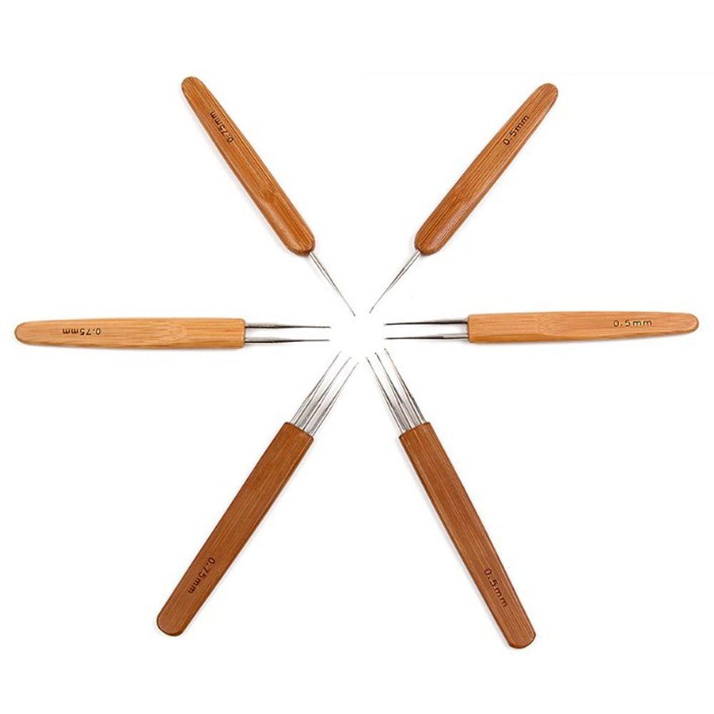 Making Repair Tool Long Hair Weave Needle Crochet Hook Wig Crochet Needles Dreadlock Crochet