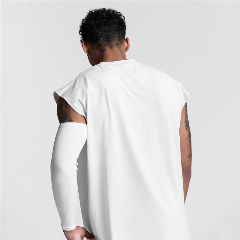 Muscleguys Fitness Clothing Summer Men Quick Dry Bodybuilding Vest Running Training Loose Sleeveless T-Shirt