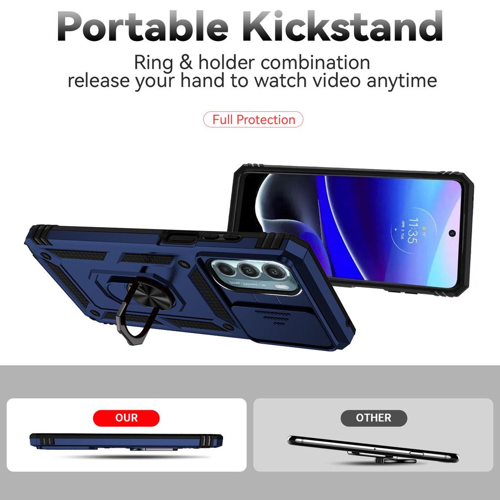 Для Moto G Stylus 5G 2022 чехол магнитное кольцо подставка сдвижная крышка камера защитный чехол для Motorola Moto GStylus 5G 2022 Funda
