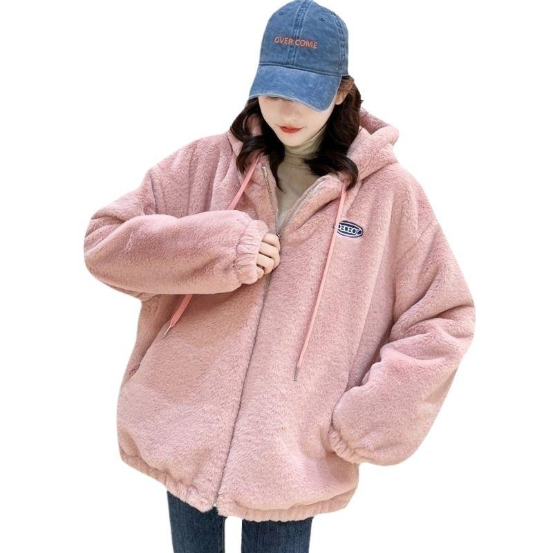 Женское пальто из искусственного меха, имитация овечьей шерсти, осенне-зимнее легкое новое, имитация меха кролика рекс, пушистое короткое