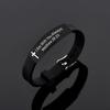 Quote Religious Cross Jesus Scripture Christian Bible Verse Inspirational Faith Silicone Bracelets For Men Women Jewelry