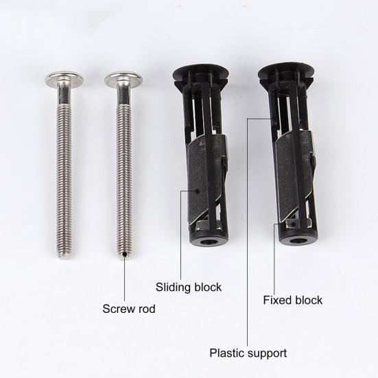 2/4/6/8/10 шт. Комплект болтов для сиденья унитаза из нержавеющей стали, универсальный комплект для замены винтов для сиденья унитаза, комплект сверхпрочных болтов для крепления сиденья унитаза