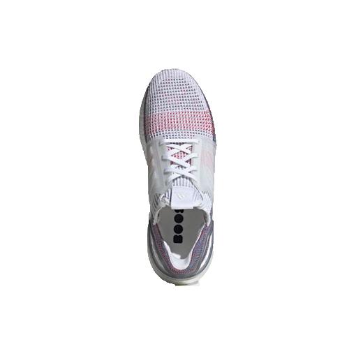 Adidas UltraBoost 19 'Refract' (Unisex) Cloud White / Crystal White / Blue Running Shoes B37708
