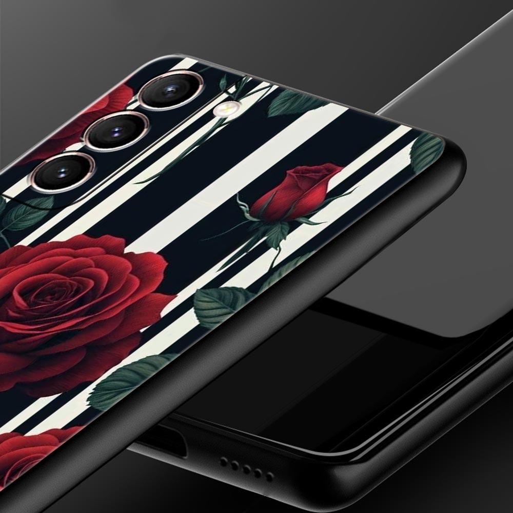 Чехол для телефона с дизайном «Цветы в стиле масляной живописи» для Samsung Galaxy S26 S25 S24 S23 S22 S20 S21 FE Ultra S25 Edge Plus 5G Мягкий ТПУ