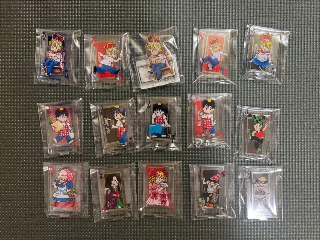 [USED] BANANA FISH Chibi Character Trump Card Style Acrylic Stand with Bonus