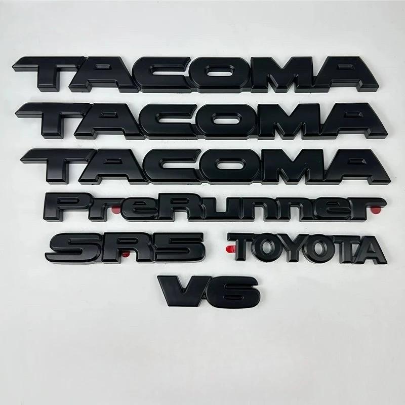 7 шт./комплект Для Tacoma V6 SR5 Багажник Дверь автомобиля Для Toyota Наклейка-эмблема на заднюю дверь Наклейка Значок покрытый автомобильный ярлык 4X4 лим аксессуар