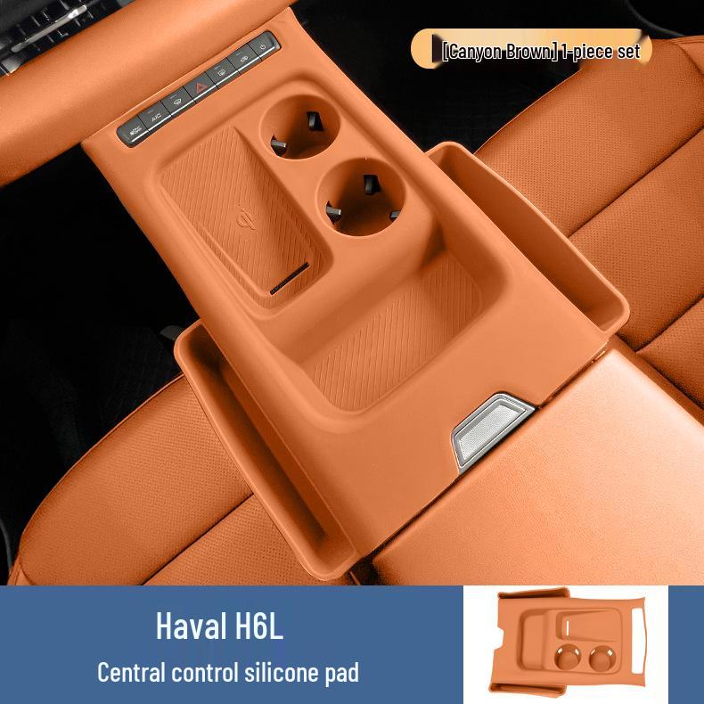 Haval H6L Селектор передач Беспроводная зарядка Противоскользящий силиконовый коврик и вставка-подстаканник