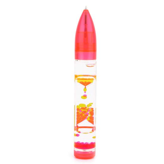 Motion Bubble Pen анти-тревога «песочные часы» дизайн для снятия стресса красочная жидкость Motion Bubbler ручка-непоседа настольные игрушки школьные принадлежности