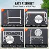 Livestock Stand Goat Trimming Stand 21"-33" Height 47x23 in Tabletop White