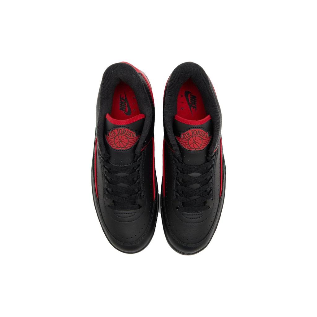 Air Jordan 2 Retro Low Christmas Мужские кроссовки черные огненно-красные Fir DV9956-006