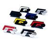 BSI1 For VOLKSWAGEN VW GTI 3D Metal R Badge Car Grill Emblem Stickers Decal For VW Volkswagen Jetta Bora Candy Golf Sagitar Magotan P