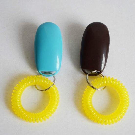 Кликер для дрессировки домашних животных, регулируемая частота, износостойкий, однотонный, не выцветает, удобное упражнение для остановки лая