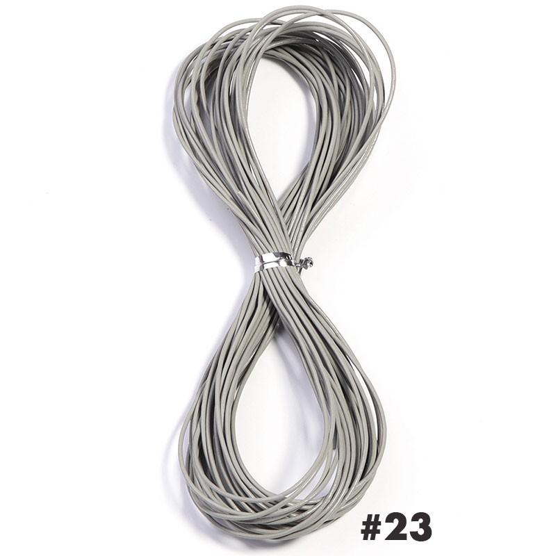 10 ярдов 1,5 мм круглый кожаный шнур из коровьей кожи Материал для изготовления ювелирных изделий Ручной работы Браслетов Для изготовления ювелирных изделий Фурнитура Шнуры для рукоделия