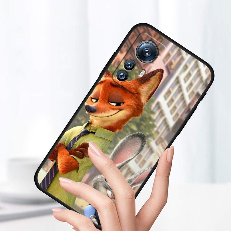 Аниме Джуди Зверополис для Xiaomi Mi 13T 13 12T 12 11T 11i 11 A3 10T 10 9 Pro Lite Ultra 5G черный чехол для телефона Funda