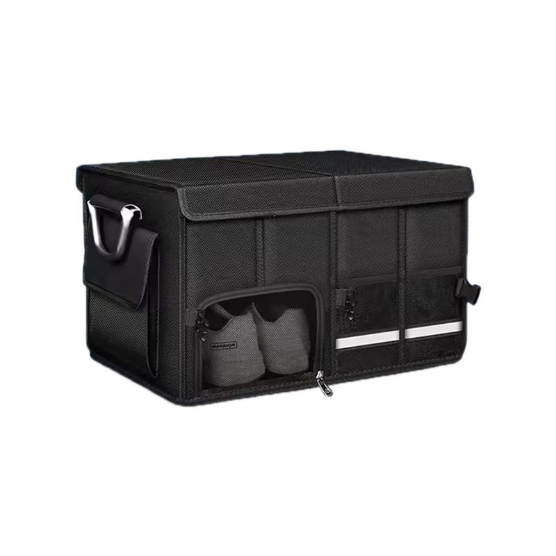 A28G-Big Capacity Car Storage Box Universal Car Trunk Organizer Cargo Storage Tool Auto Trunk Box