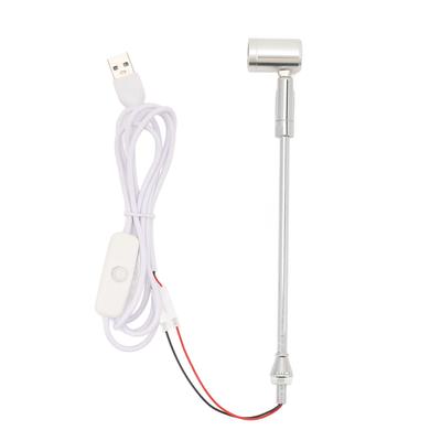 Светодиодный небольшой прожектор с питанием от USB, алюминиевый сплав, поворот на 180 градусов, энергосберегающий, долгий срок службы для искусства