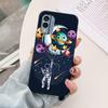 Для Nokia X20 X10 Чехол астронавт Черный Силикон Мягкий ТПУ Чехлы для телефона для Nokia X30 C10 C20 G10 G20 Защитные задние крышки Coque